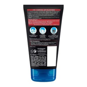 Garnier Pure Active Intensive 3-In-1 Charcoal Anti-Blackhead 150ml - A2