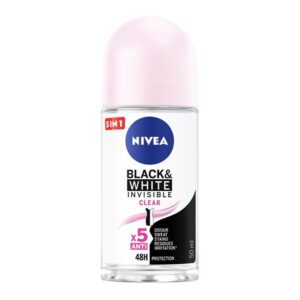 Nivea Women Black & White Invisible Clear Roll-On
