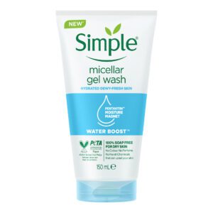 Simple Water Boost Micellar Facial Gel Wash (150ml)